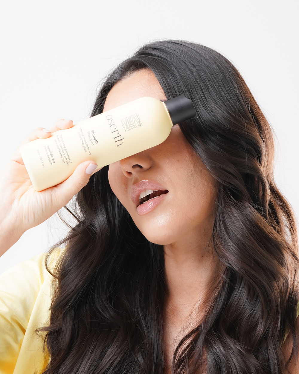 Oserth Smooth Collection – Vegan, sulfate-free haircare products designed to tame frizz, enhance shine, and leave hair silky smooth.