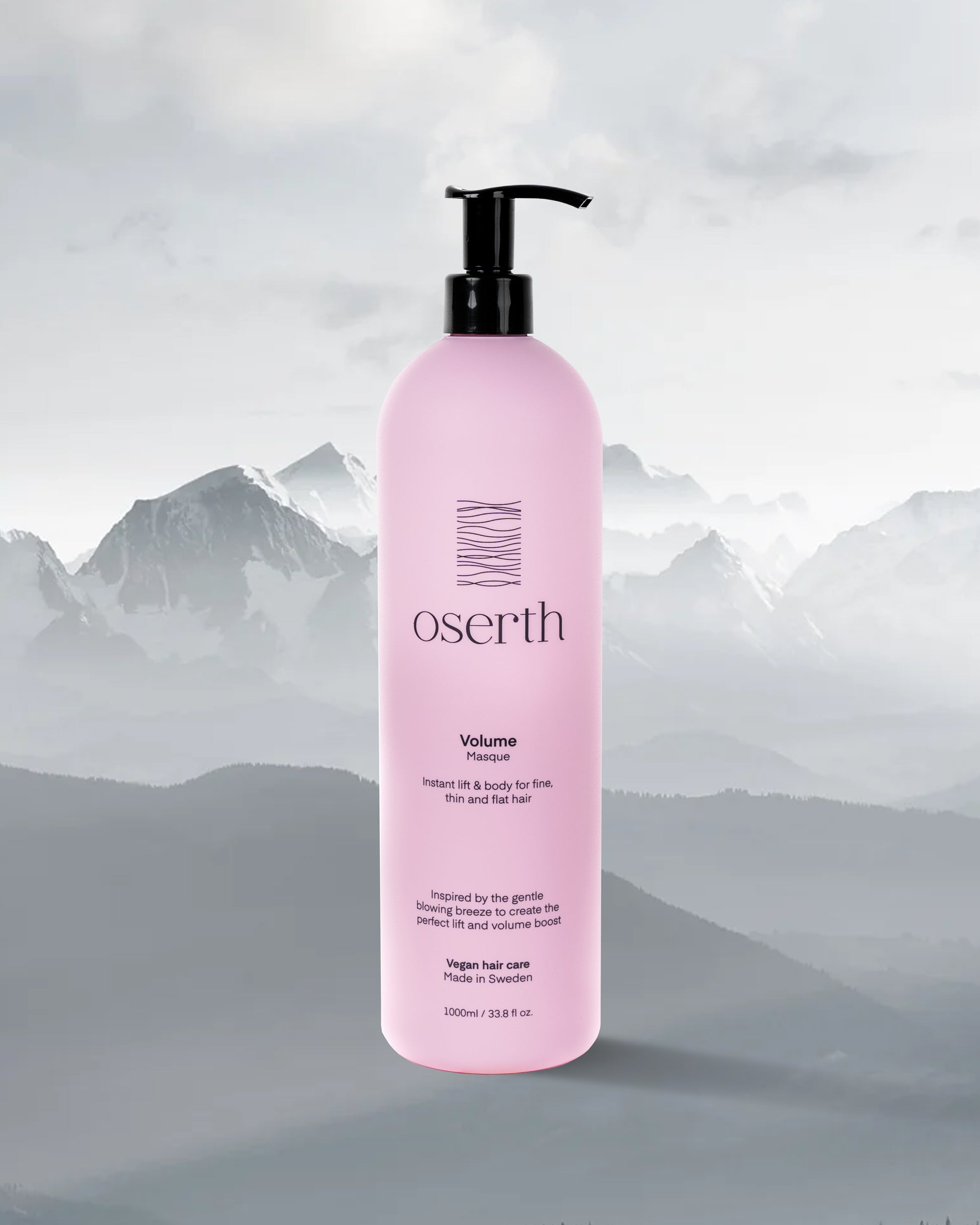 Oserth Volume Collection – Lightweight, vegan haircare products that add body, bounce, and natural volume to your hair.