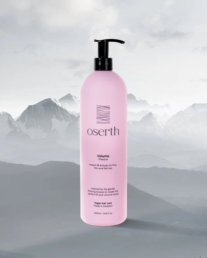 Oserth Volume Collection – Lightweight, vegan haircare products that add body, bounce, and natural volume to your hair.