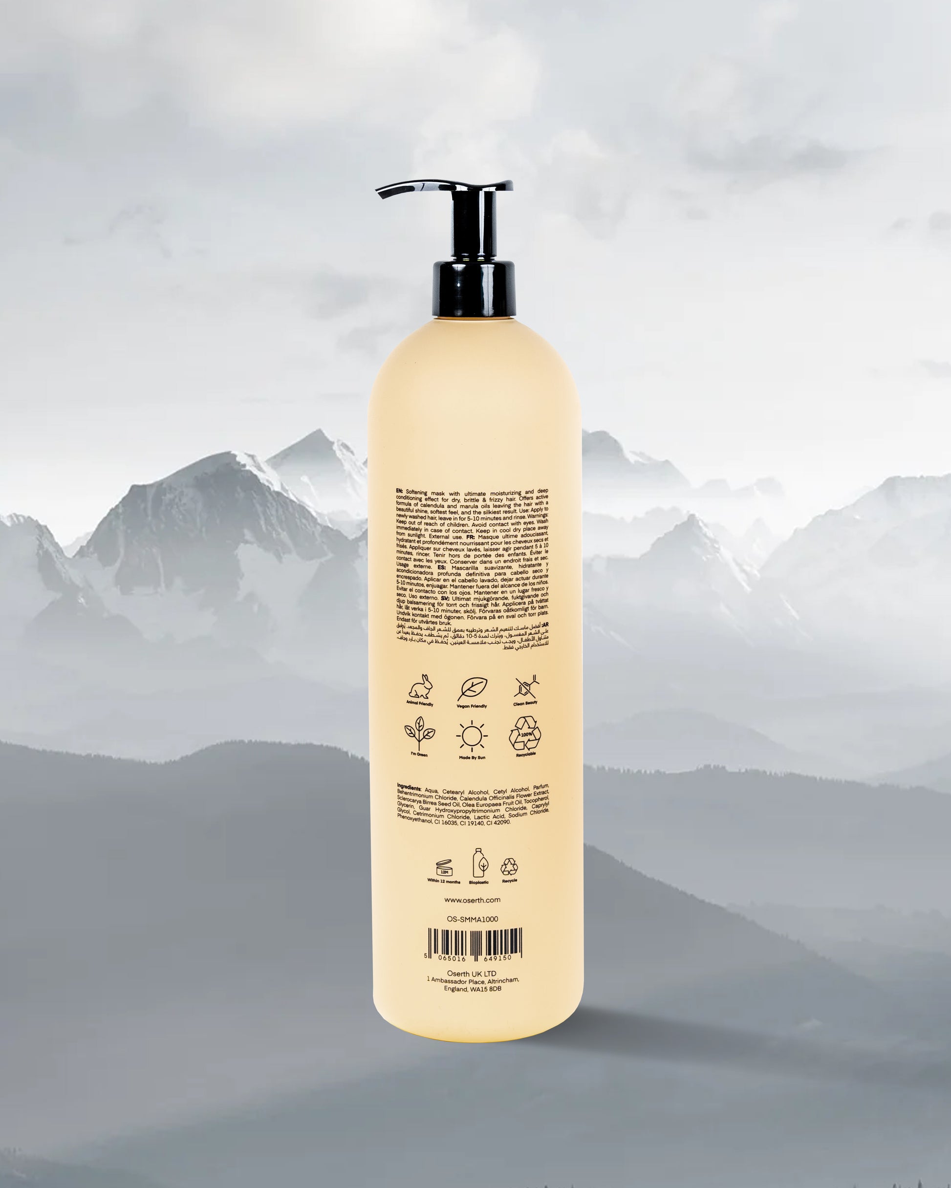 Oserth Smooth Collection – Vegan, sulfate-free haircare products designed to tame frizz, enhance shine, and leave hair silky smooth.